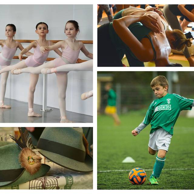 Collage verschiedener Vereine.