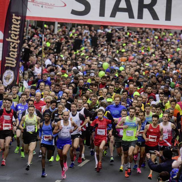 Läufer beim Start