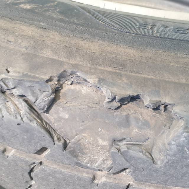 Abgefahrene Reifen in Hamm