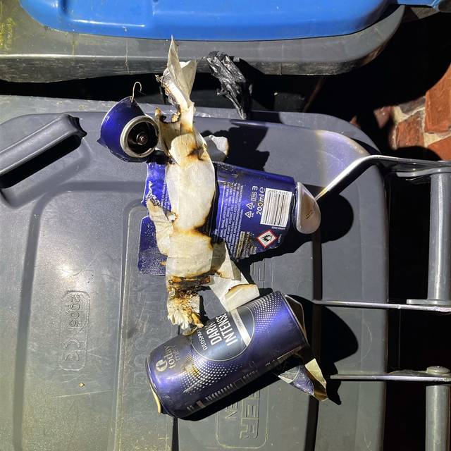 Sichergestellte Pyrotechnik