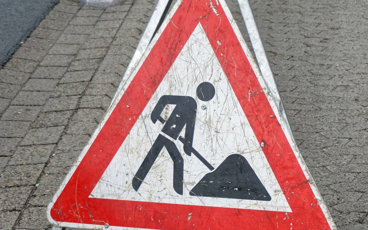 Symbolbild: Baustellenschild