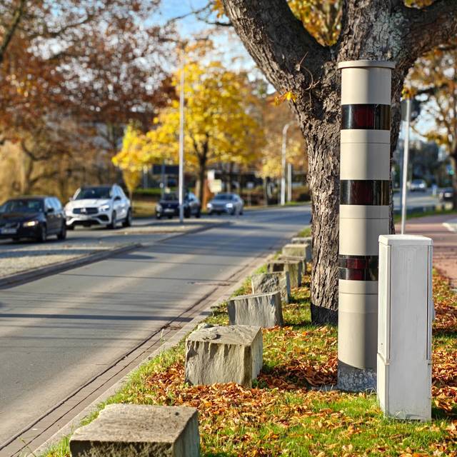 Blitzer auf der Adenauerallee