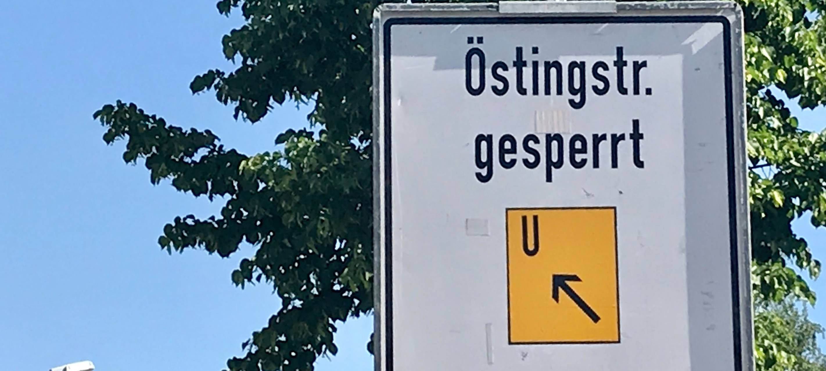 Östingstraße wieder frei