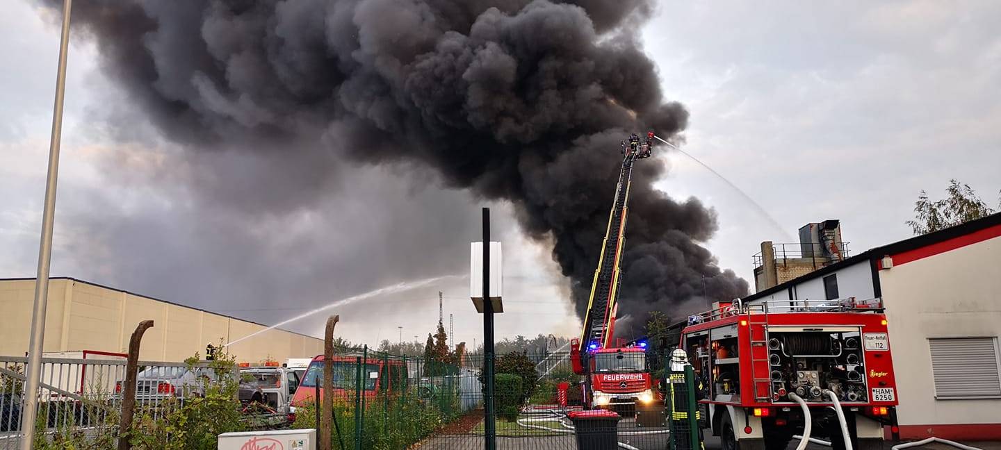 Brand auf der Rathenaustraße
