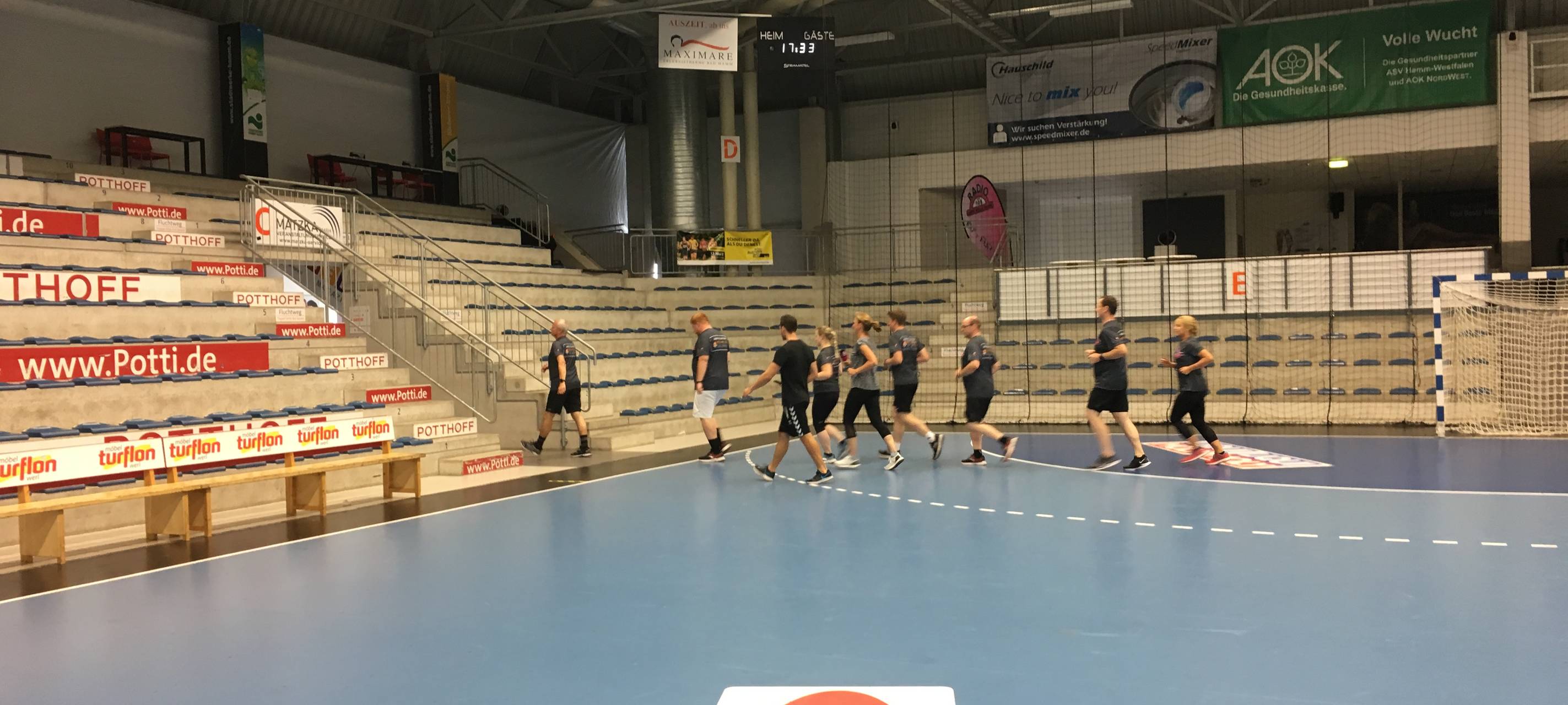 Team Kaltstart trainiert beim ASV