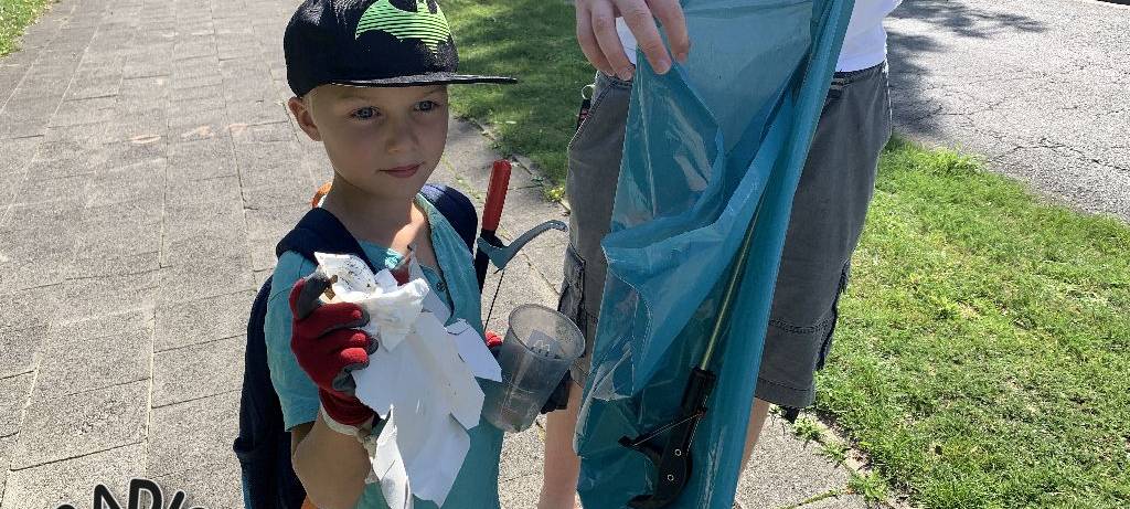 Fridays for Future sammelt Müll