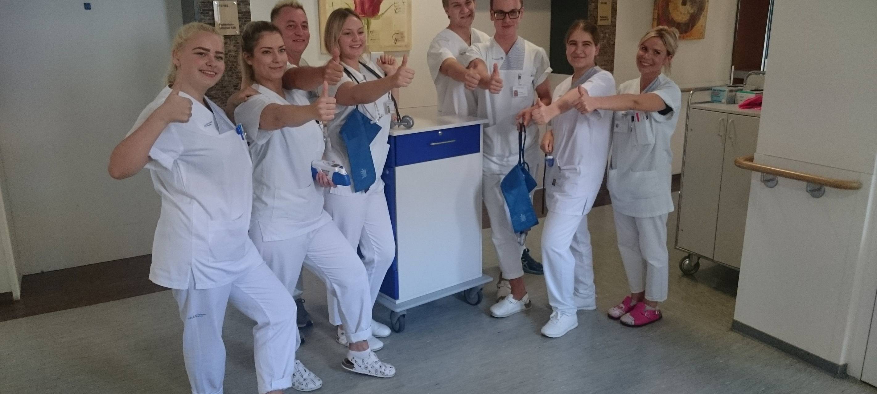 Schüler leiten Station