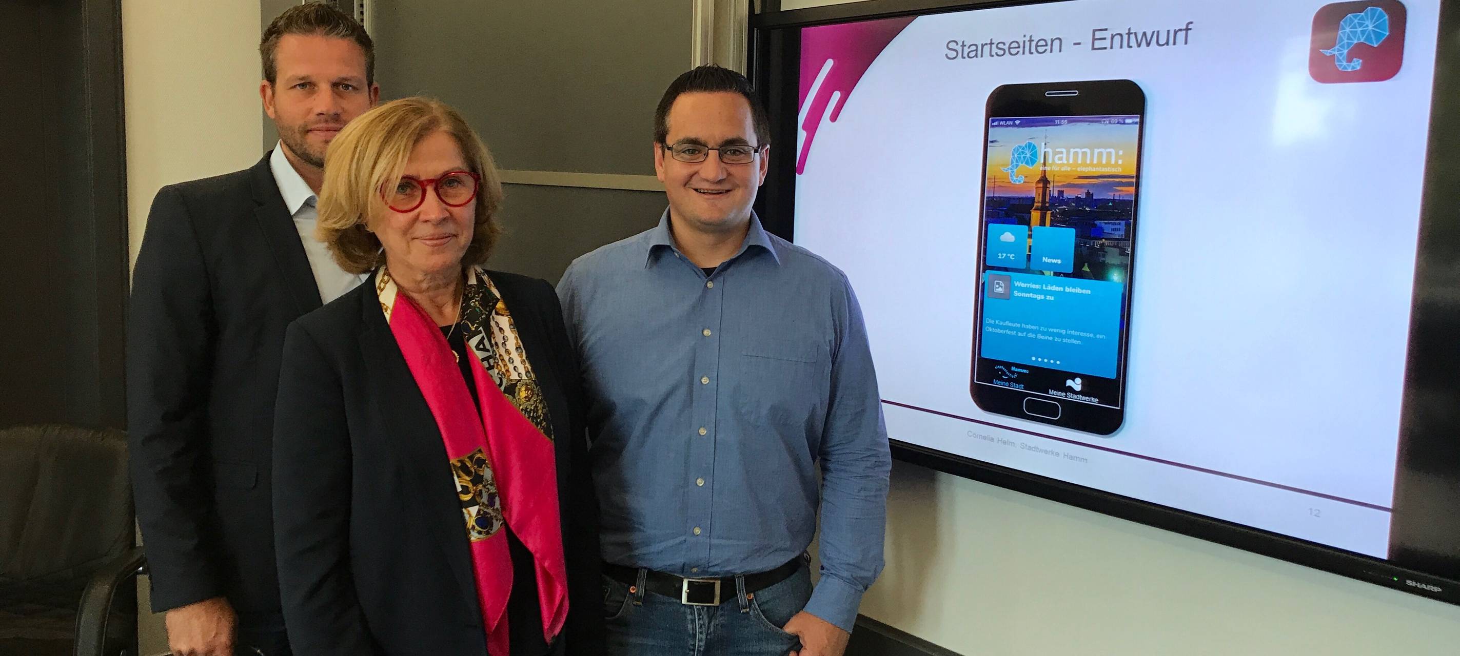 Hamm-App und City-WLAN geplant