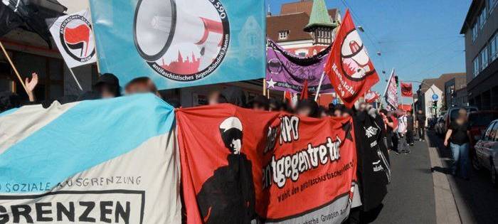 Das Bündnis demonstriert jedes Jahr am Tag der Deutschen Einheit gegen Rechts.