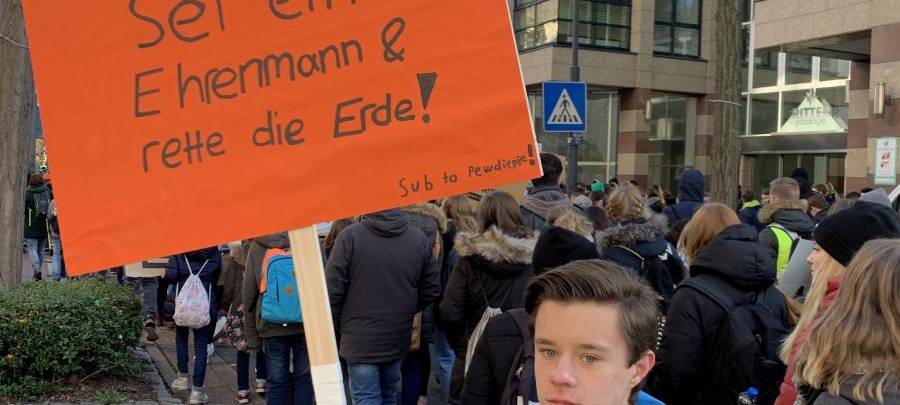 Fridays For Future Demo in der Innenstadt beendet