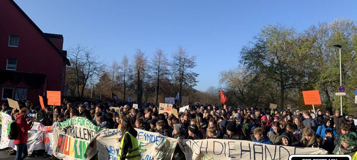 Fridays For Future Demo in der Innenstadt beendet