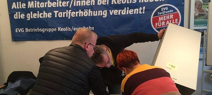 Streik bei der Eurobahn geht weiter