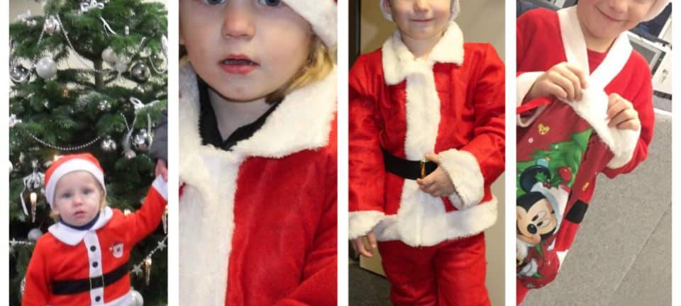 Liam kommt seit Jahren immer wieder zu uns. Verkleidet als Nikolaus.