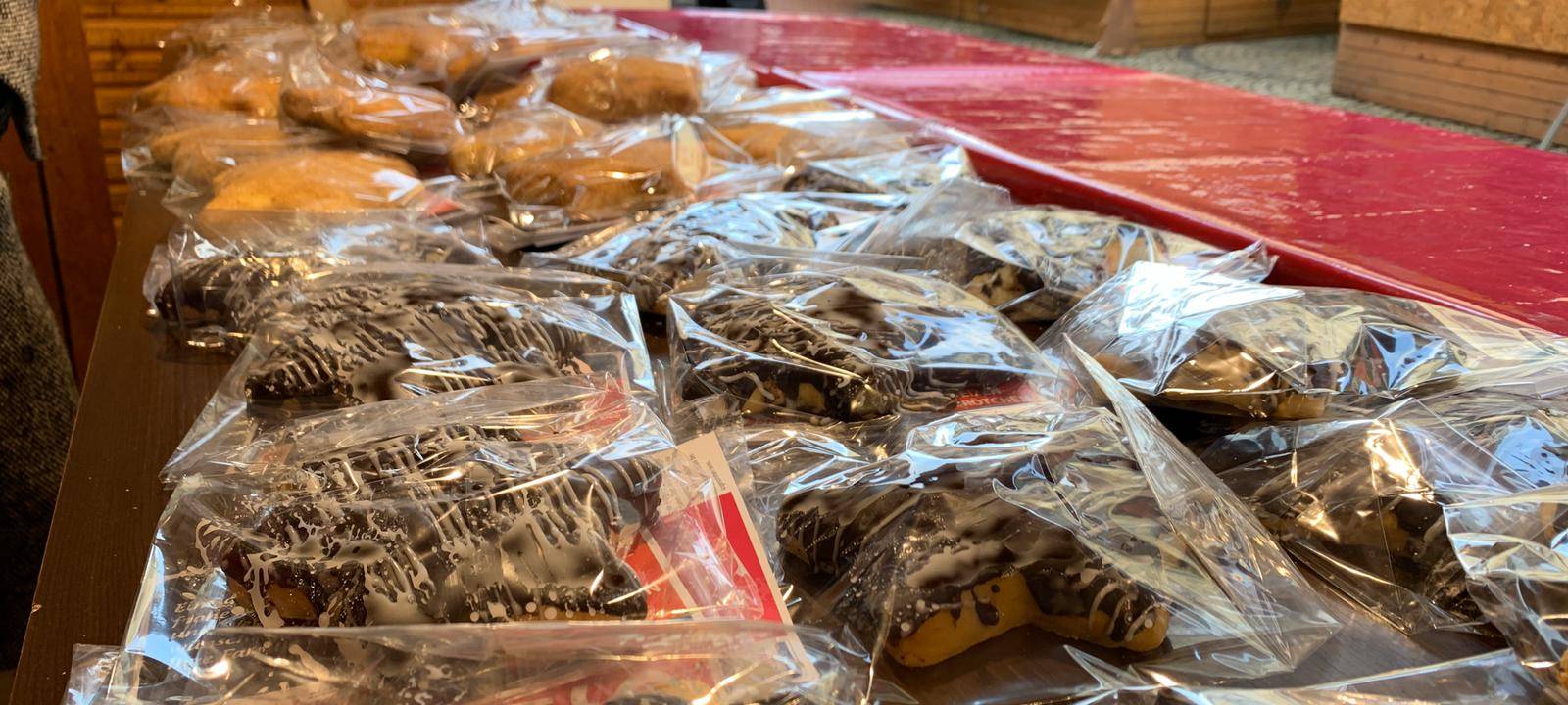 Unsere Herzhütte auf dem Weihnachtsmarkt