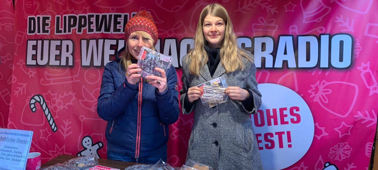 Unsere Herzhütte auf dem Weihnachtsmarkt