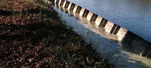 Erdrutsch am Kurpark