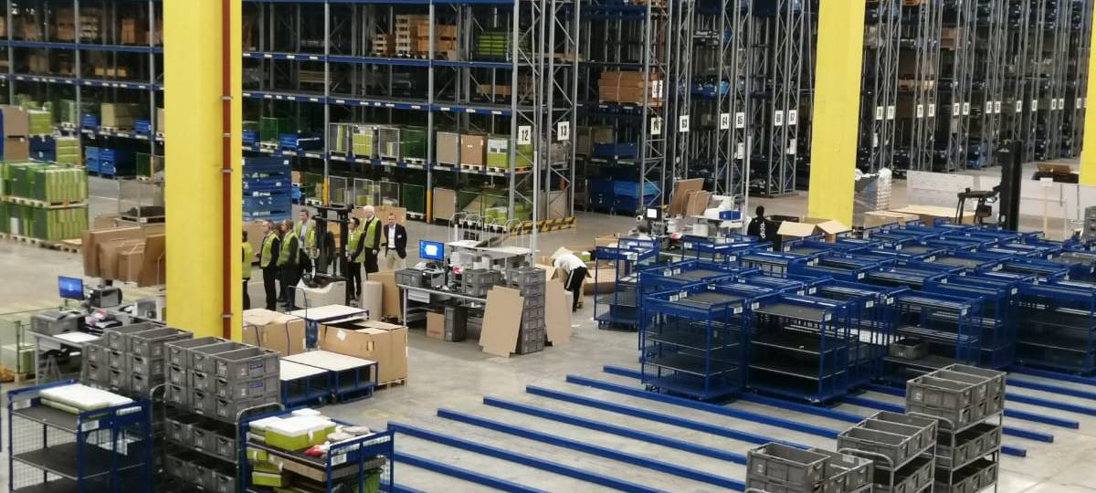 Claas eröffnet Hochregallager