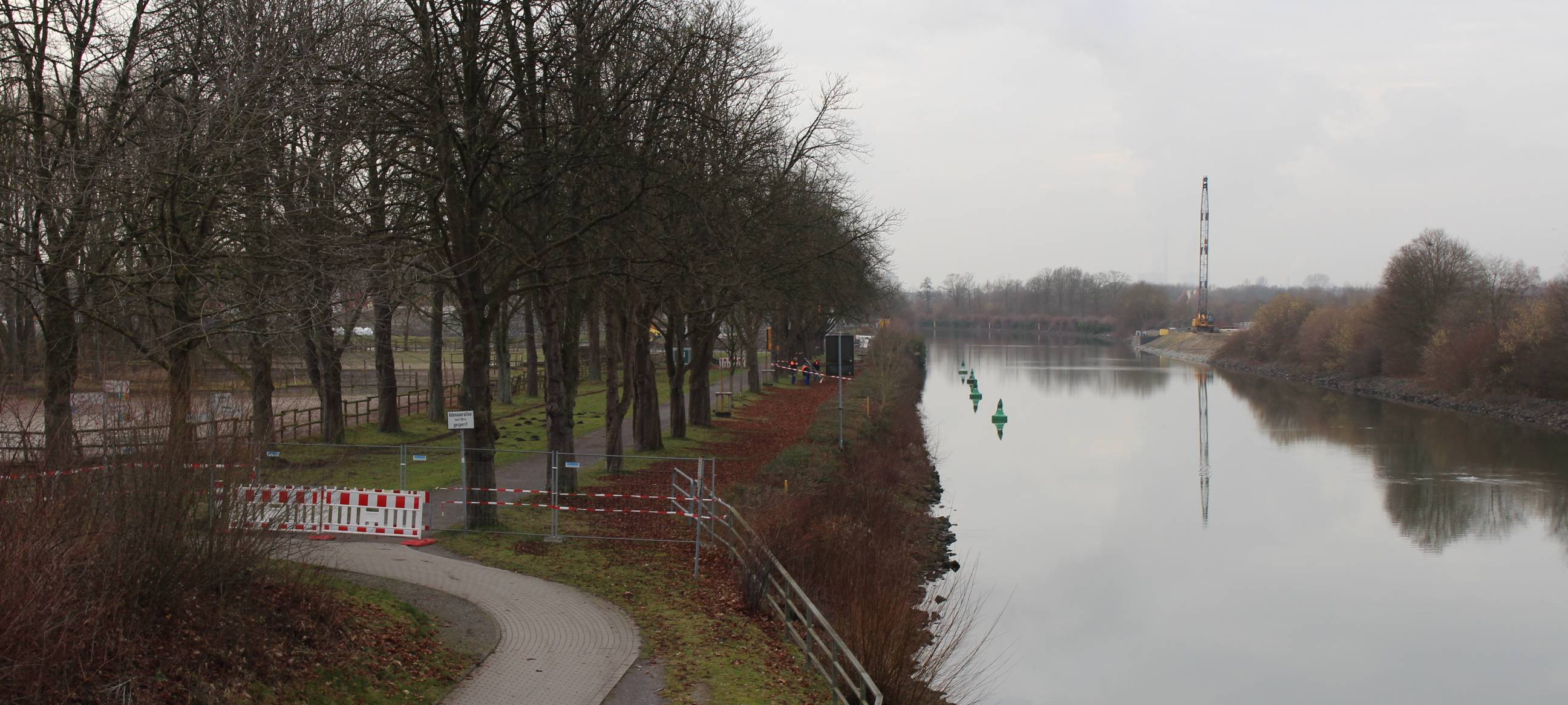 Erdrutsch am Kurpark