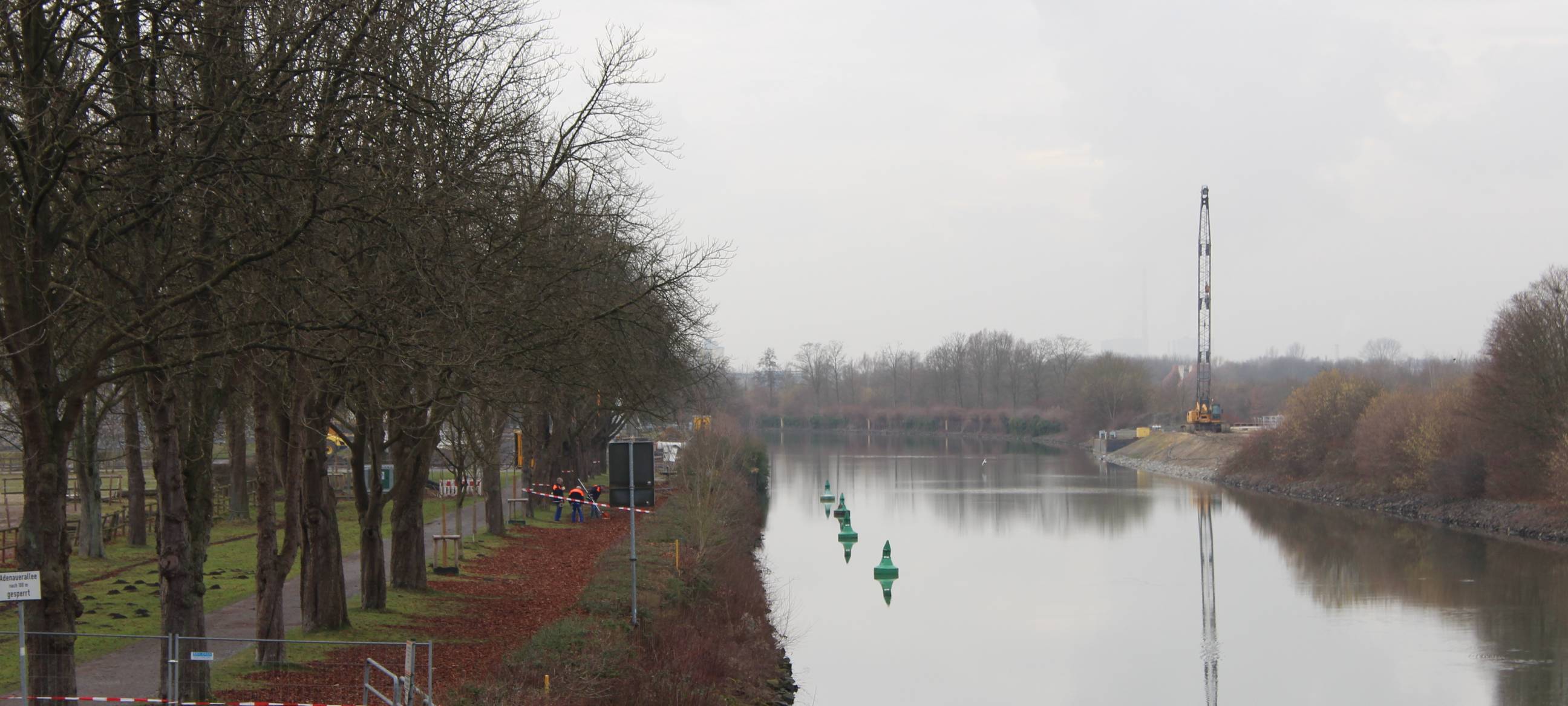 Erdrutsch am Kurpark