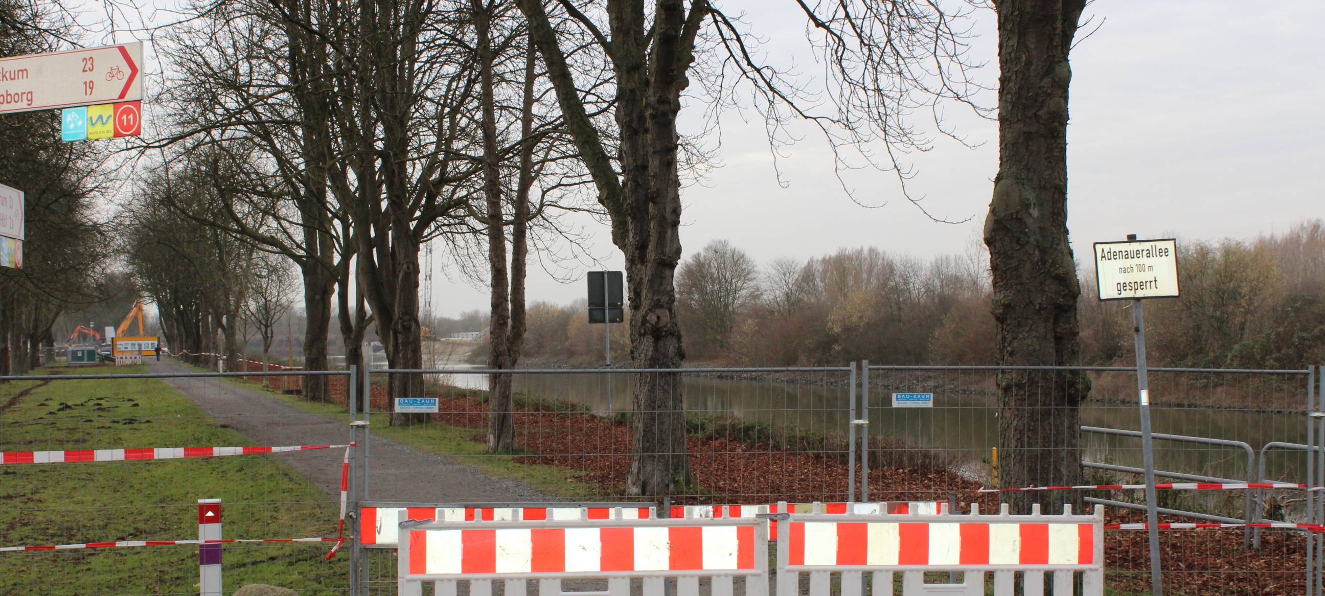 Erdrutsch am Kurpark