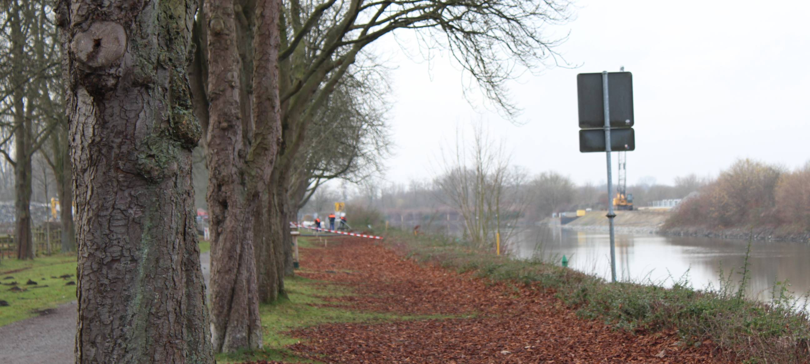 Erdrutsch am Kurpark