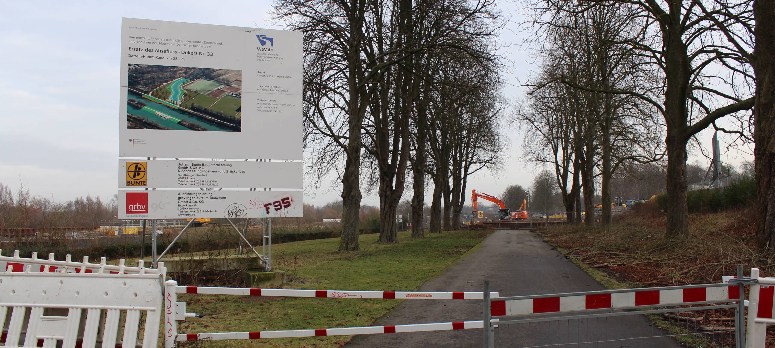 Erdrutsch am Kurpark