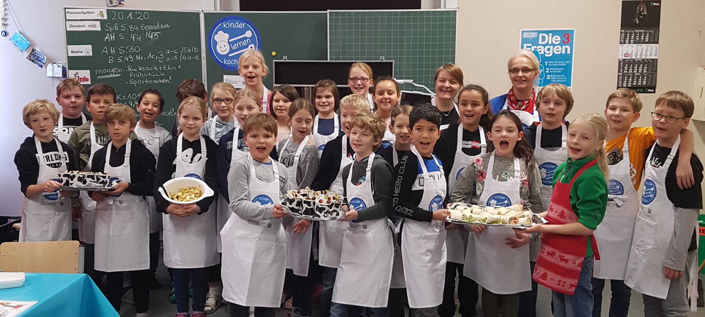 Exotische Gerichte in der Hellwegschule