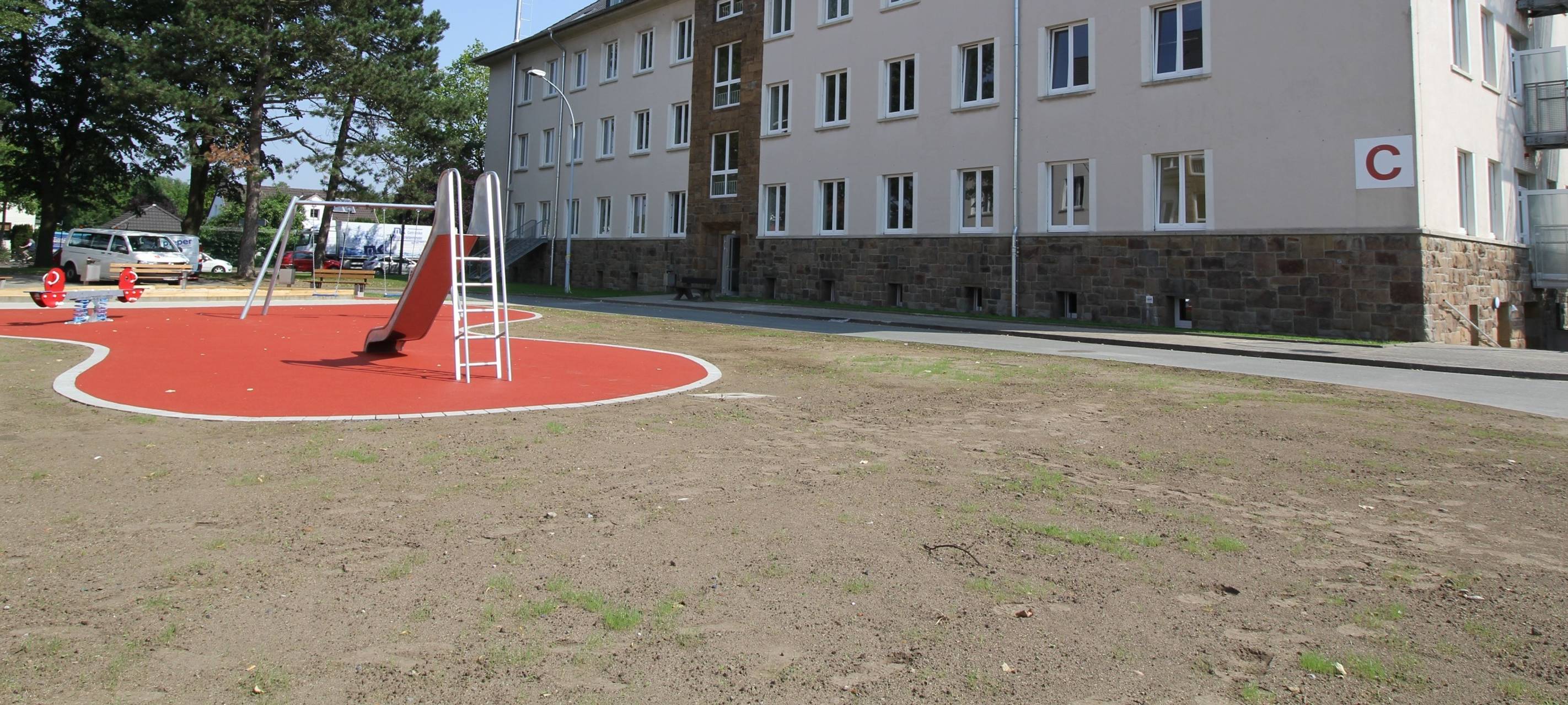 Kundgebung für Flüchtlinge am Hammer Bahnhof
