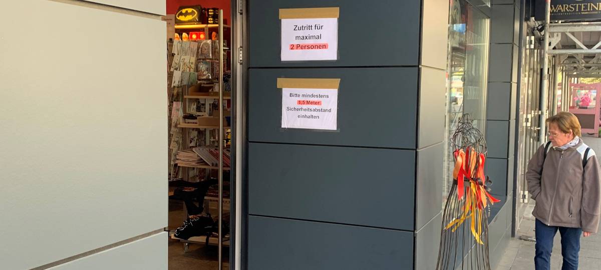 Handelsverband: Viele Kunden in Hamm tragen weiter Maske