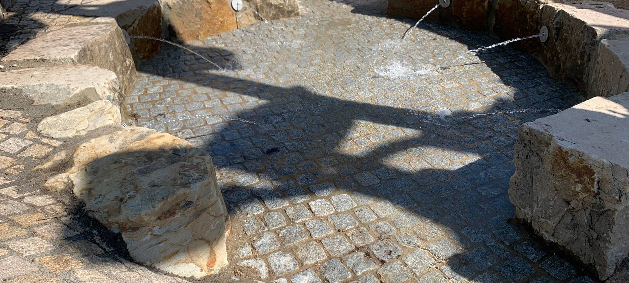 Der neue Wasserspielplatz im Maxipark