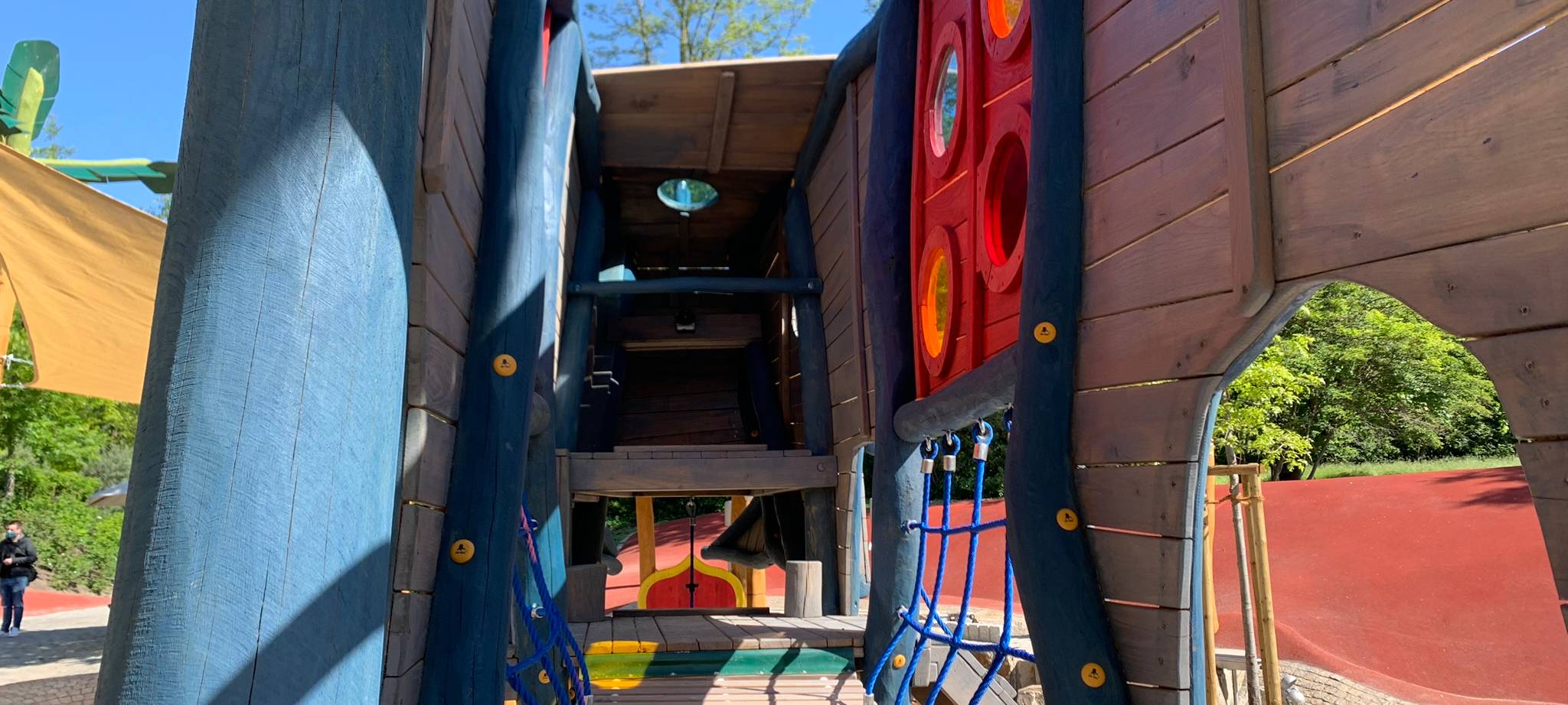 Der neue Wasserspielplatz im Maxipark