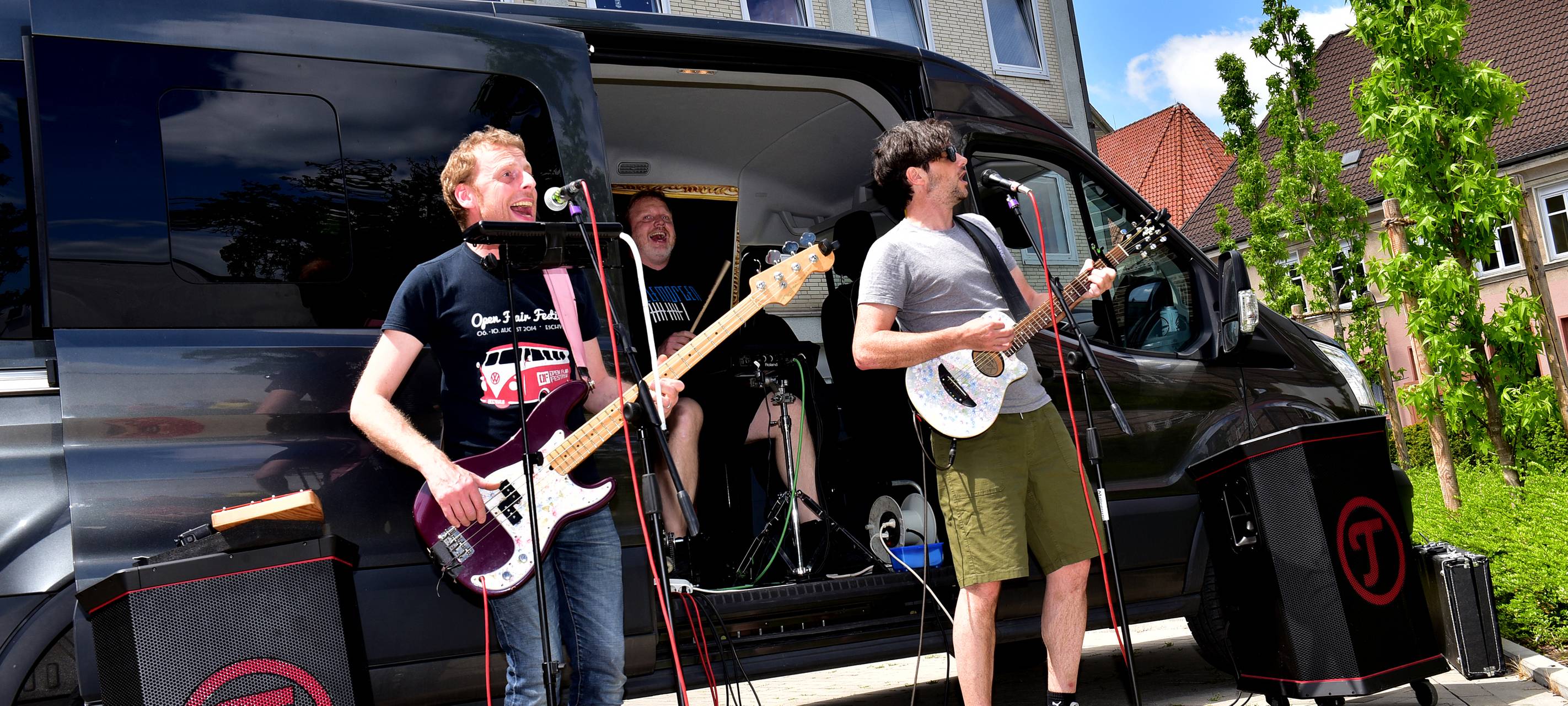 Kapelle Petra spielten am Medienaus