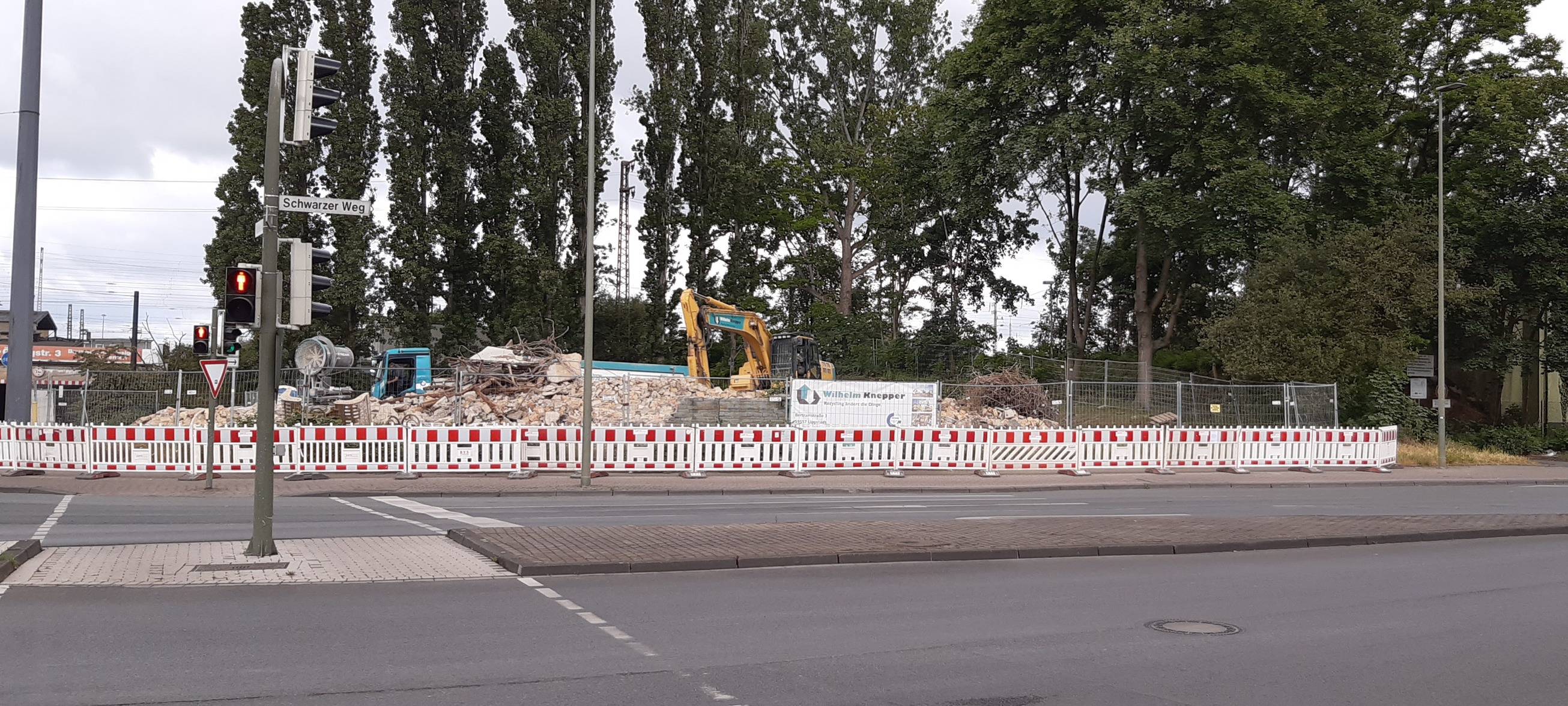Hochhaus an der Bahn ist Geschichte
