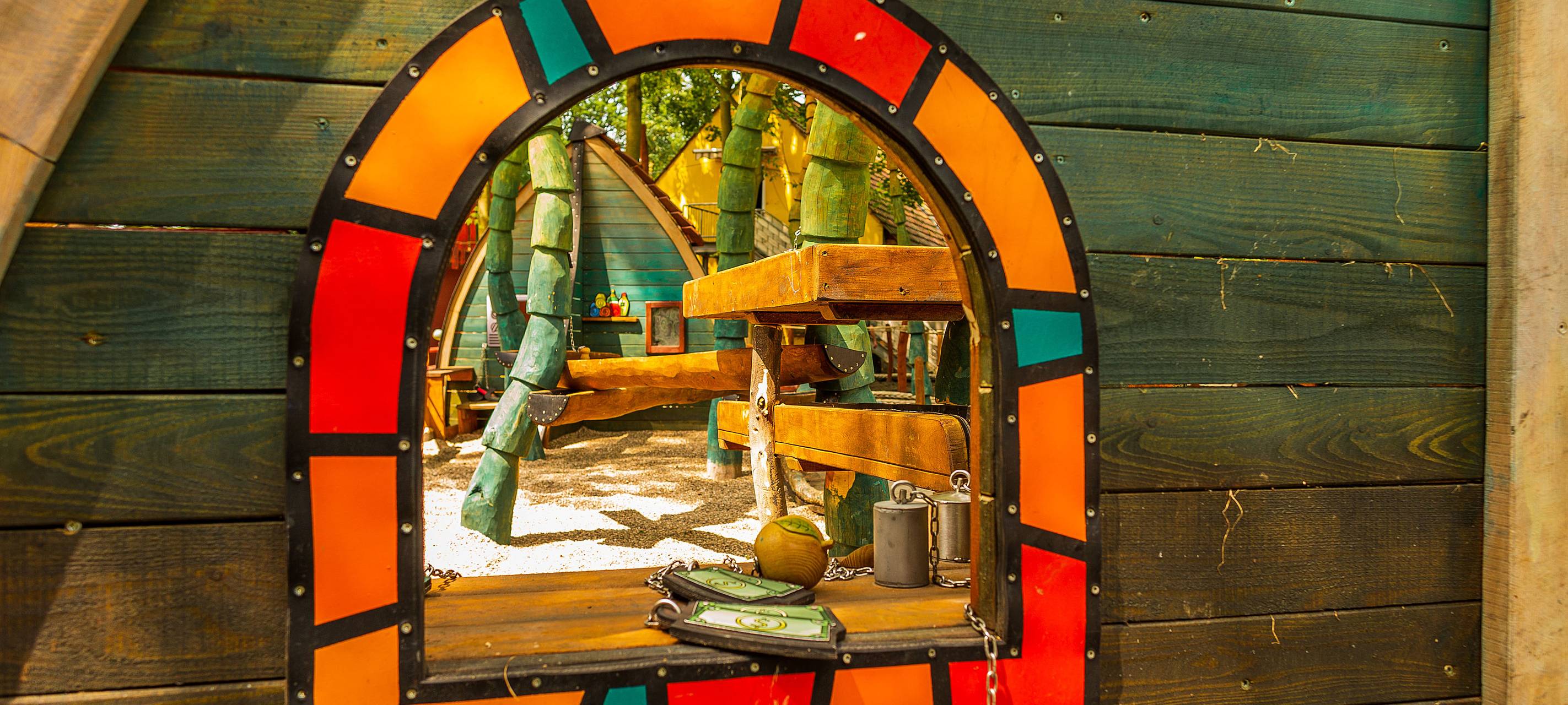 Neuer Spielplatzbereich im Tierpark