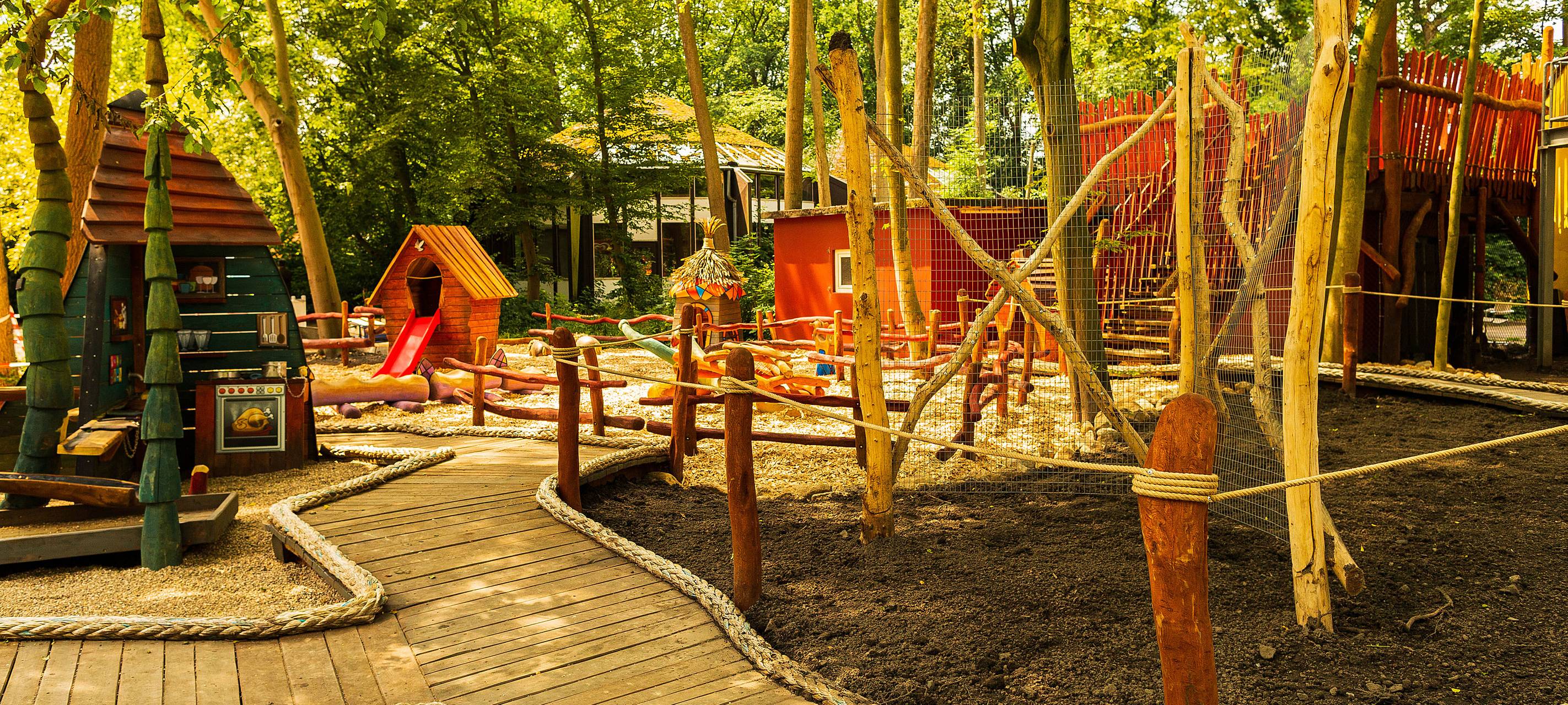 Neuer Spielplatzbereich im Tierpark