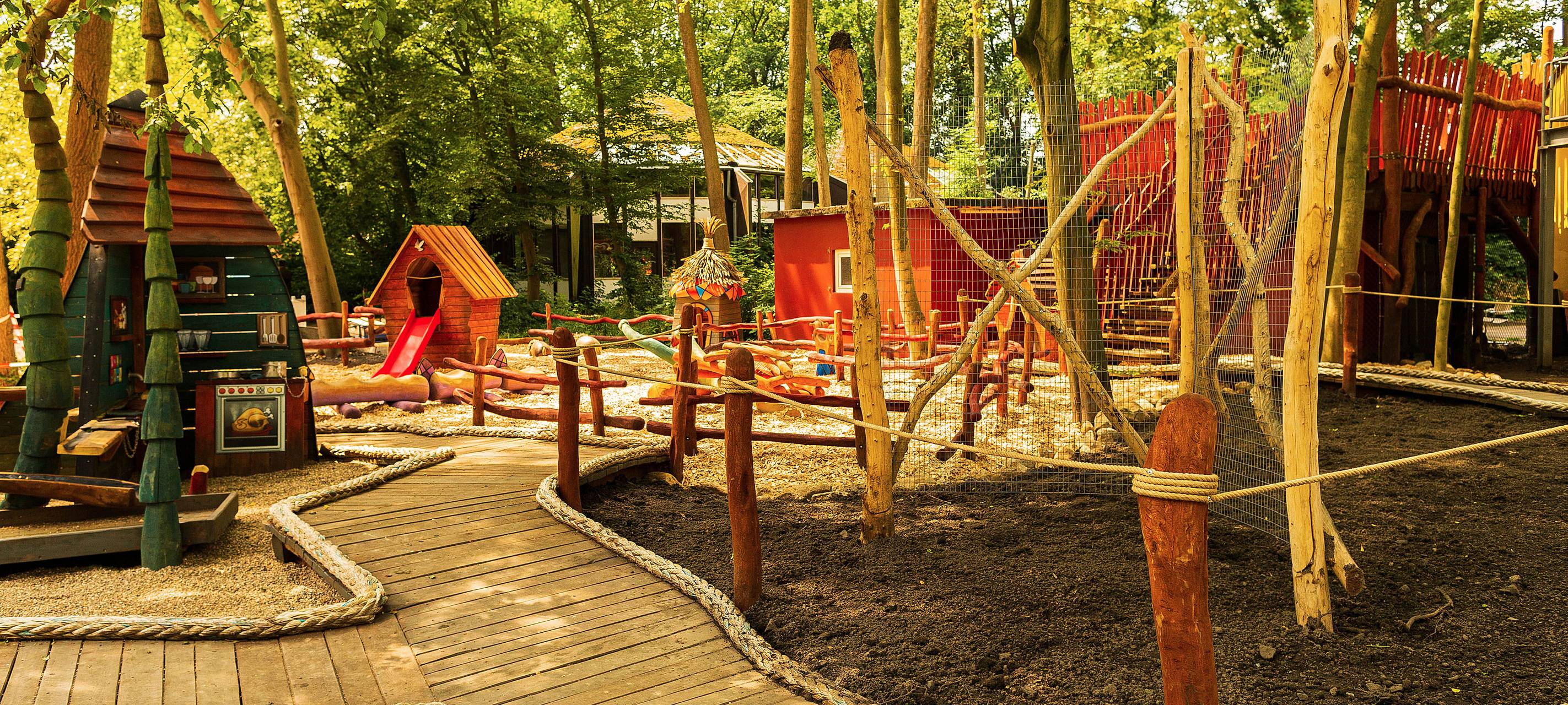 Neuer Spielplatzbereich im Tierpark