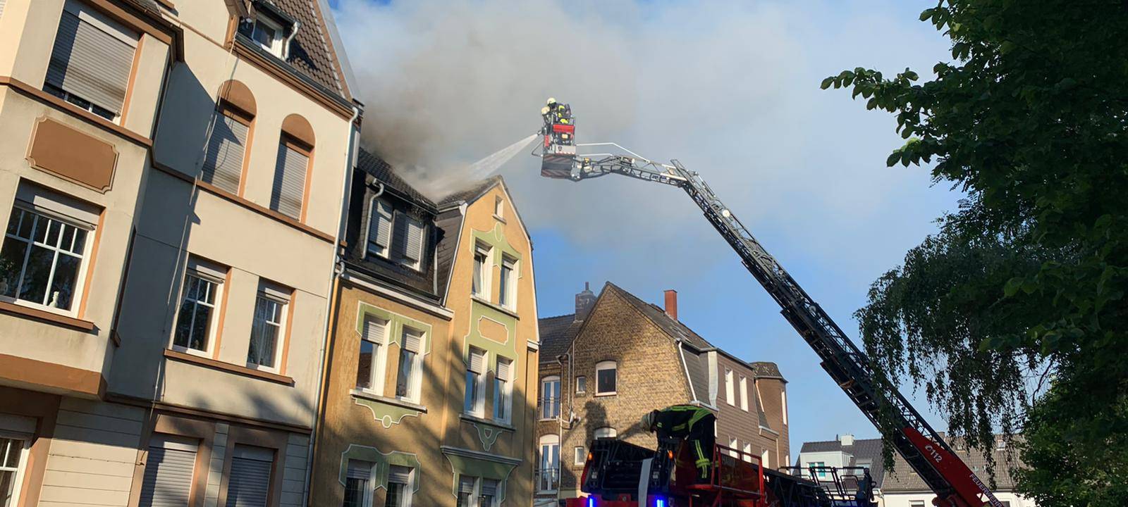 Brand auf der Arndtstraße