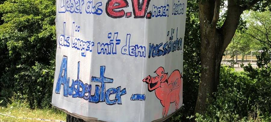 Über 1000 Fans bei Schalke-Demo in Gelsenkirchen