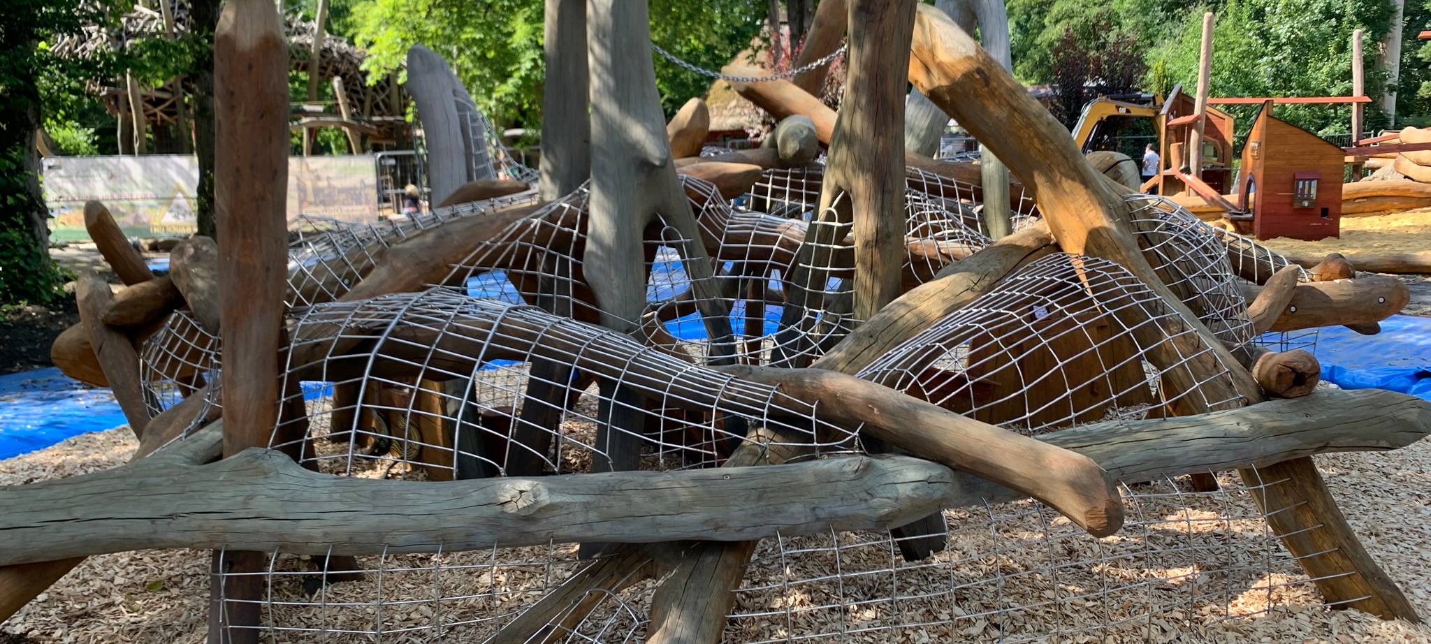 Neuer Kletterturm im Tierpark