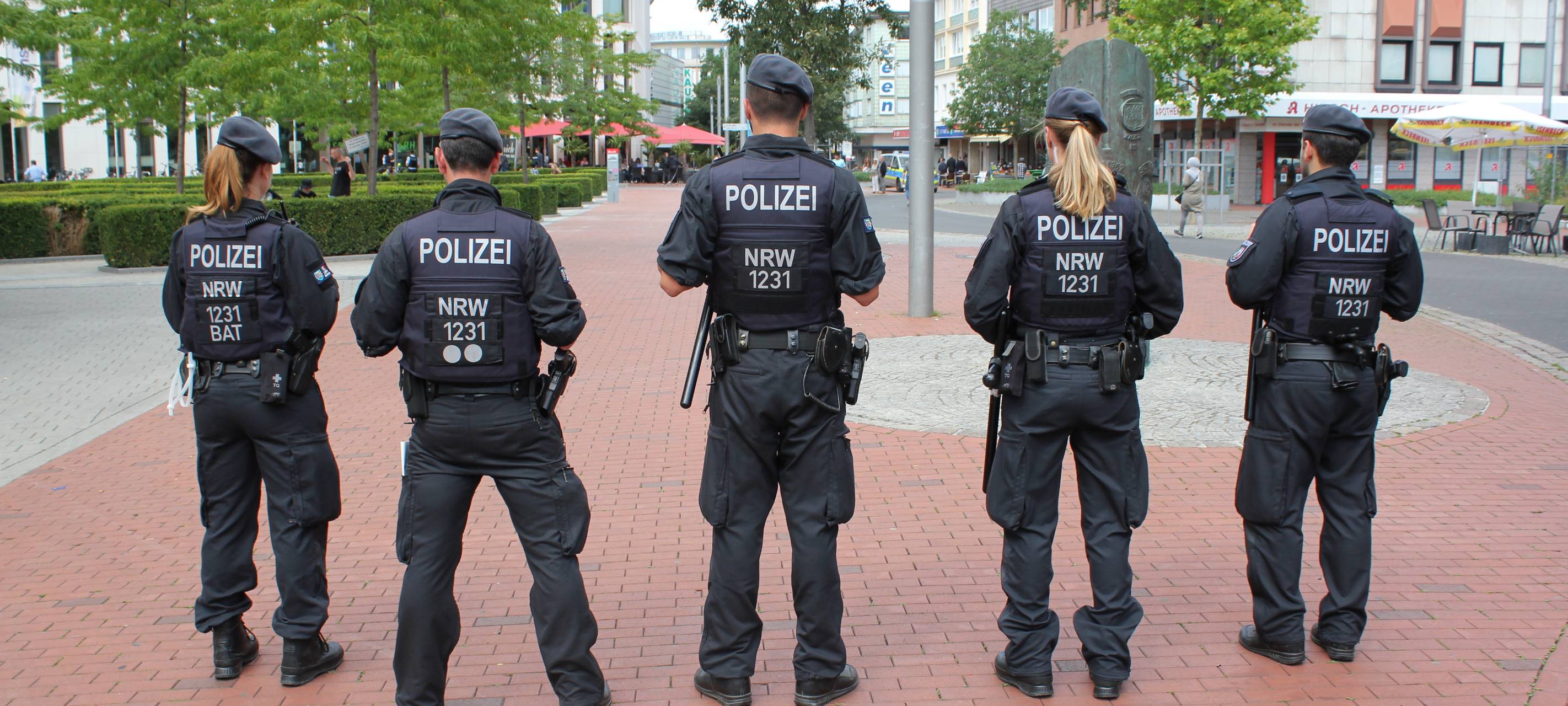 Große Polizei-Kontrolle in der Innenstadt