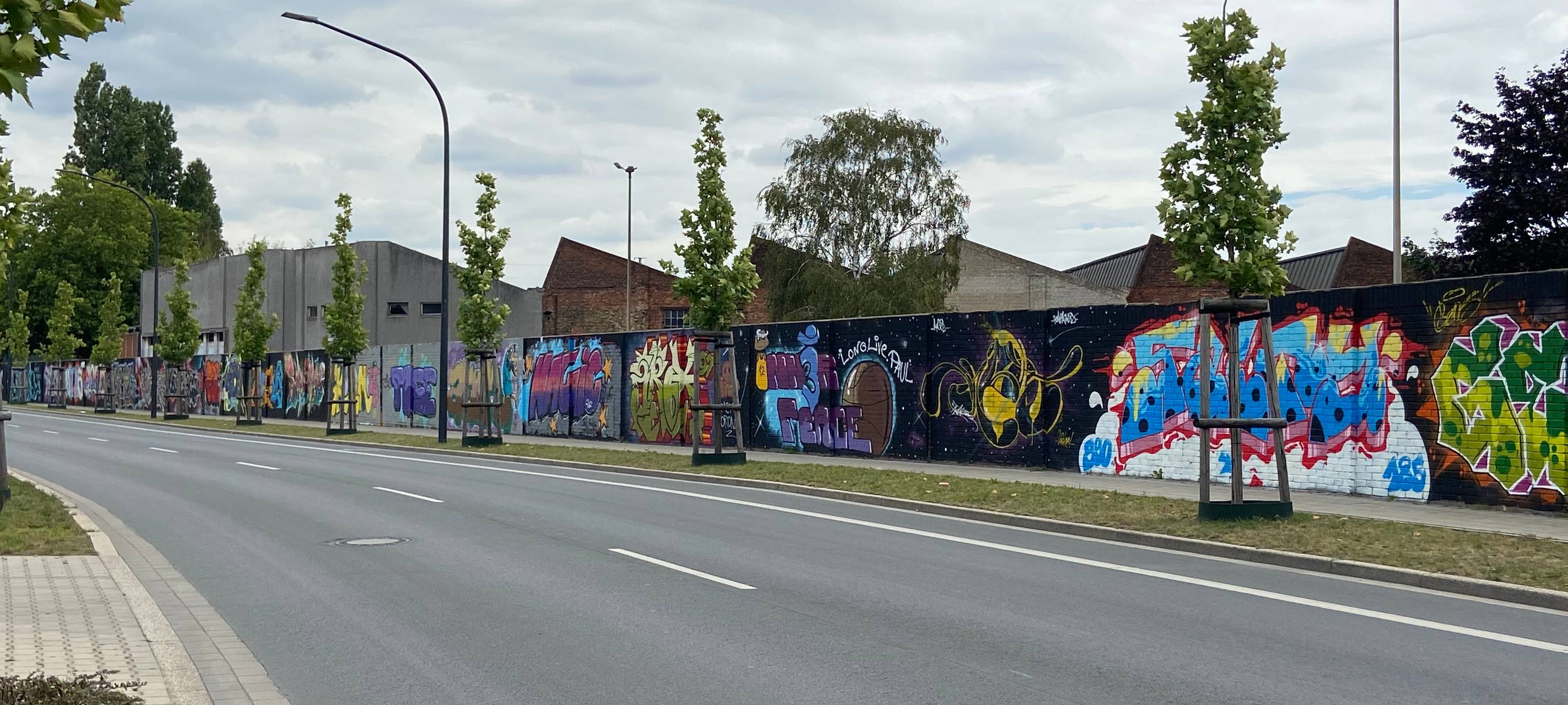 Hamms erste legale Graffiti-Wand