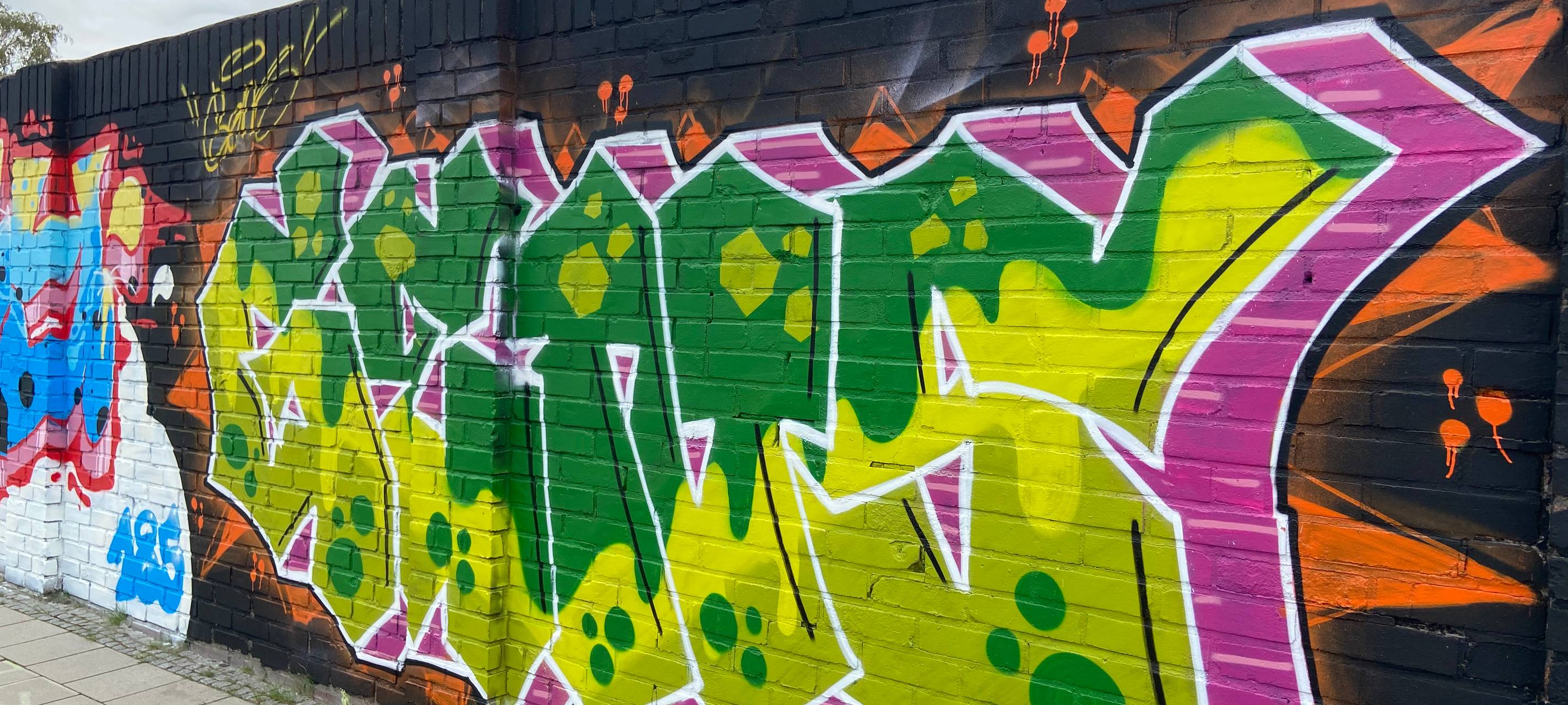 Hamms erste legale Graffiti-Wand