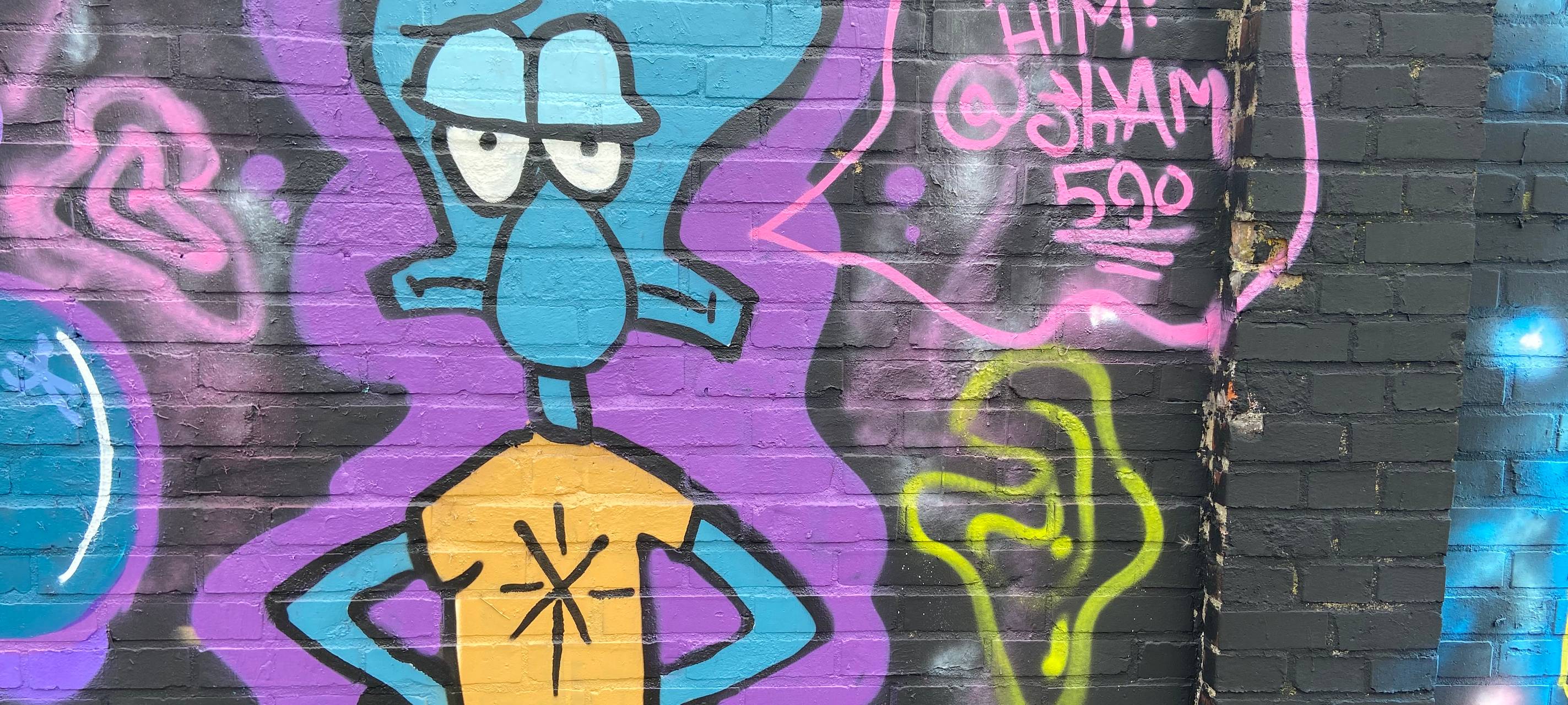 Hamms erste legale Graffiti-Wand