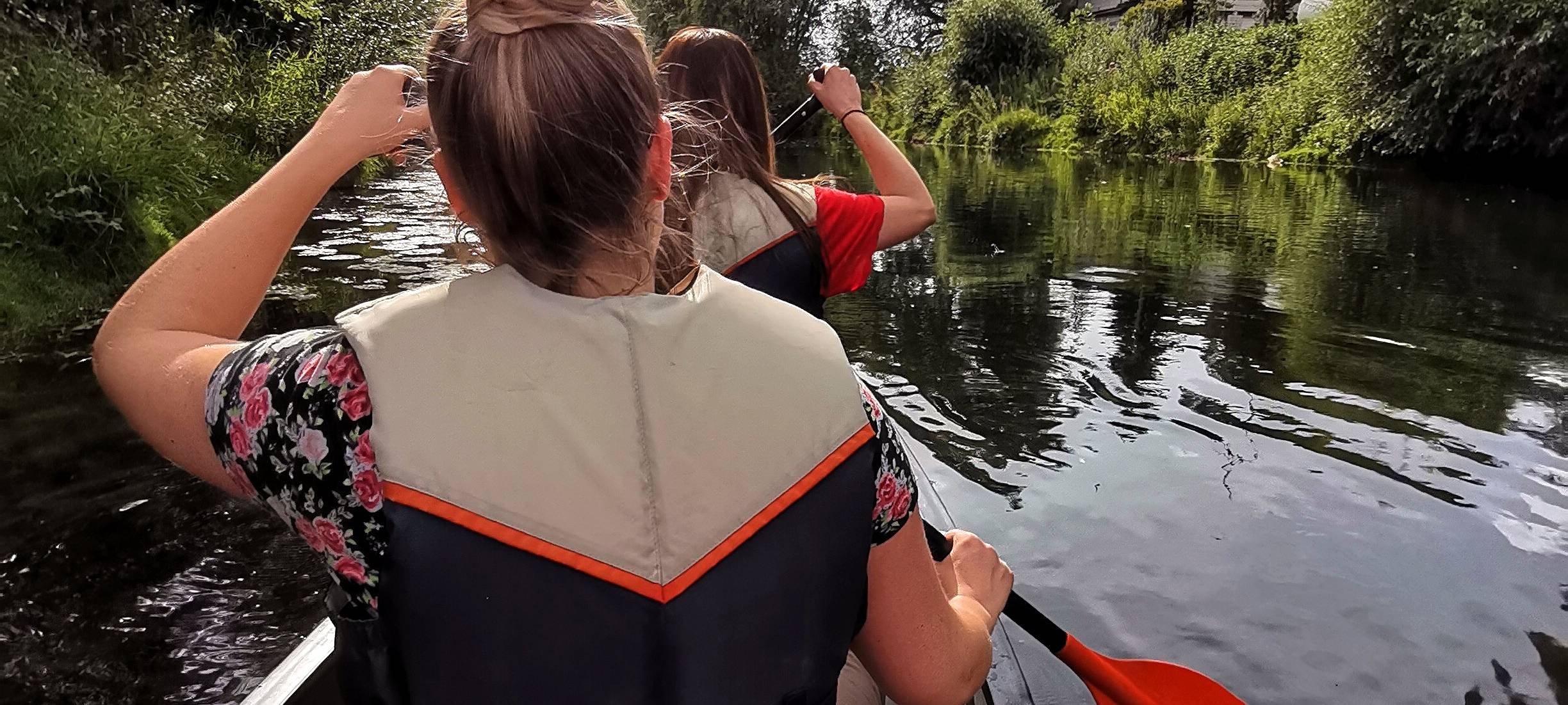 "Paddeln, Poofen, Picken" am Schloss Oberwerries