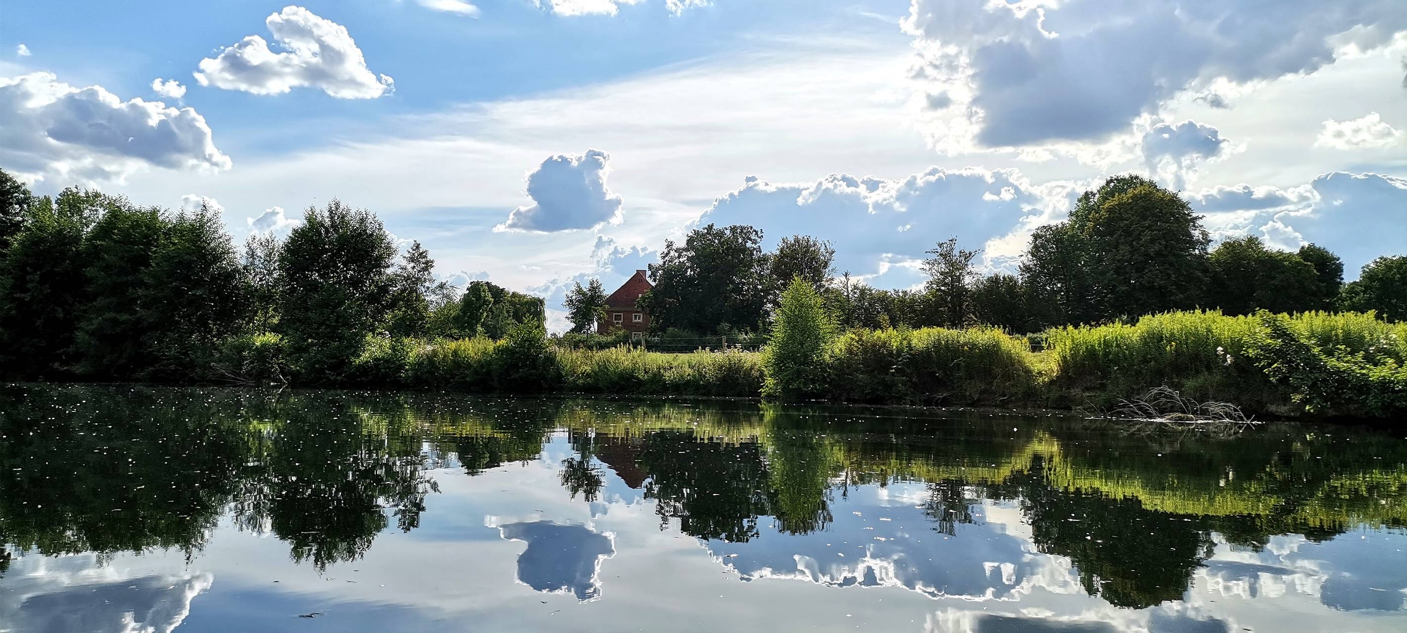 "Paddeln, Poofen, Picken" am Schloss Oberwerries