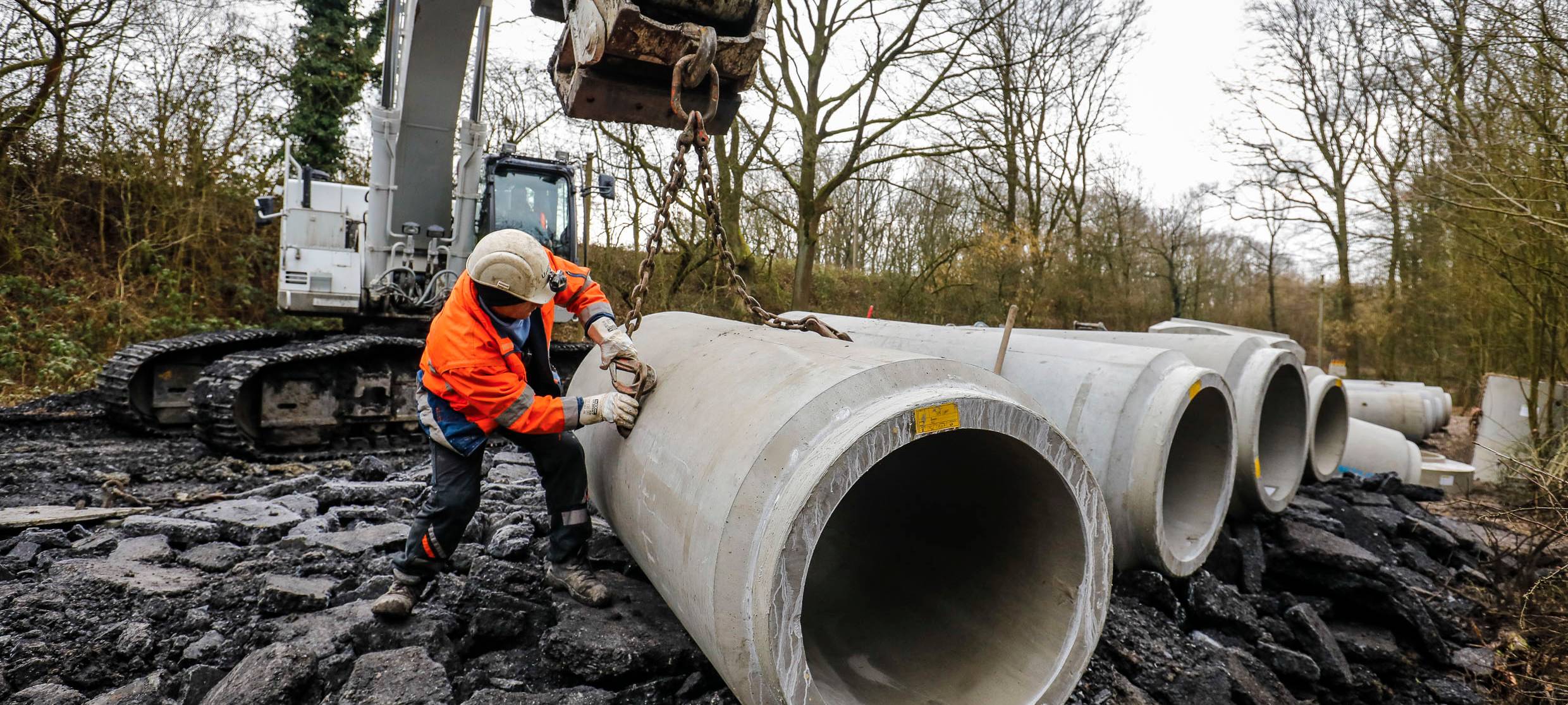 Hochwasserschutz in Herringen