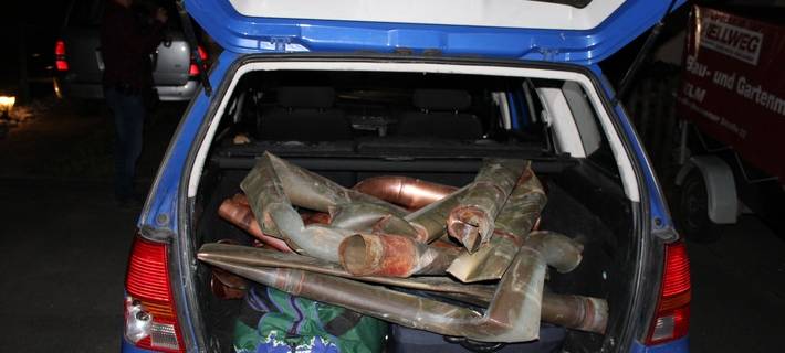 Gesuchter Kupferdieb bei Fahrzeug-Kontrolle erwischt