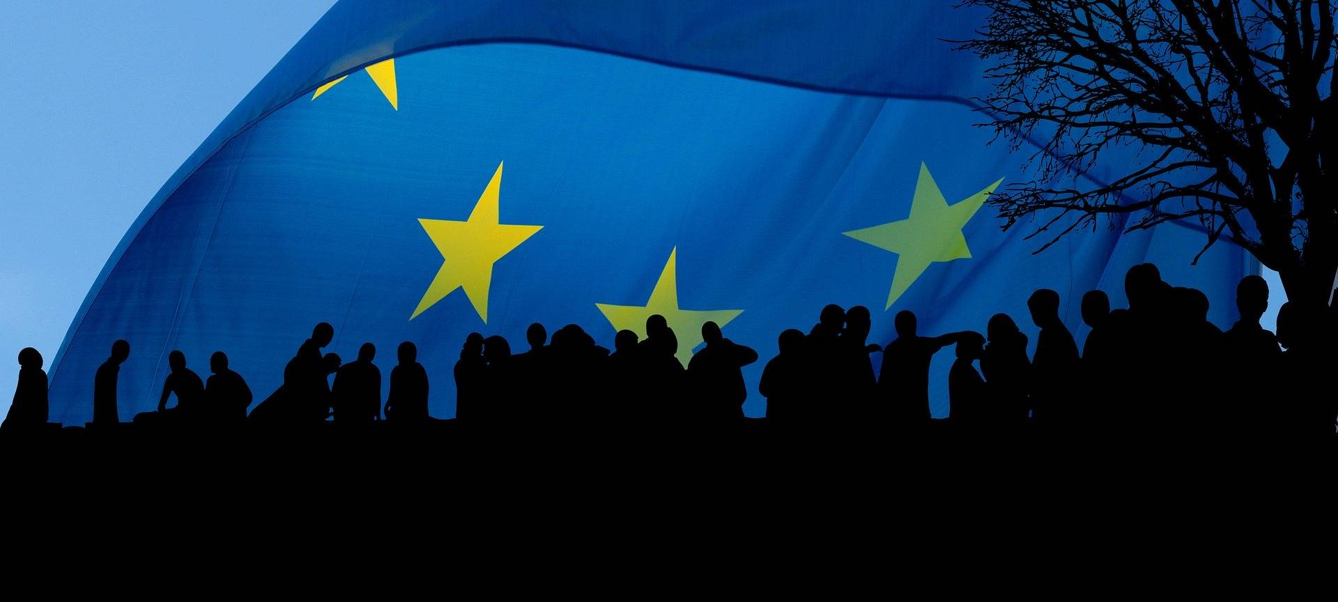 Mahnwache für Moria vor dem Hammer Hauptbahnhof