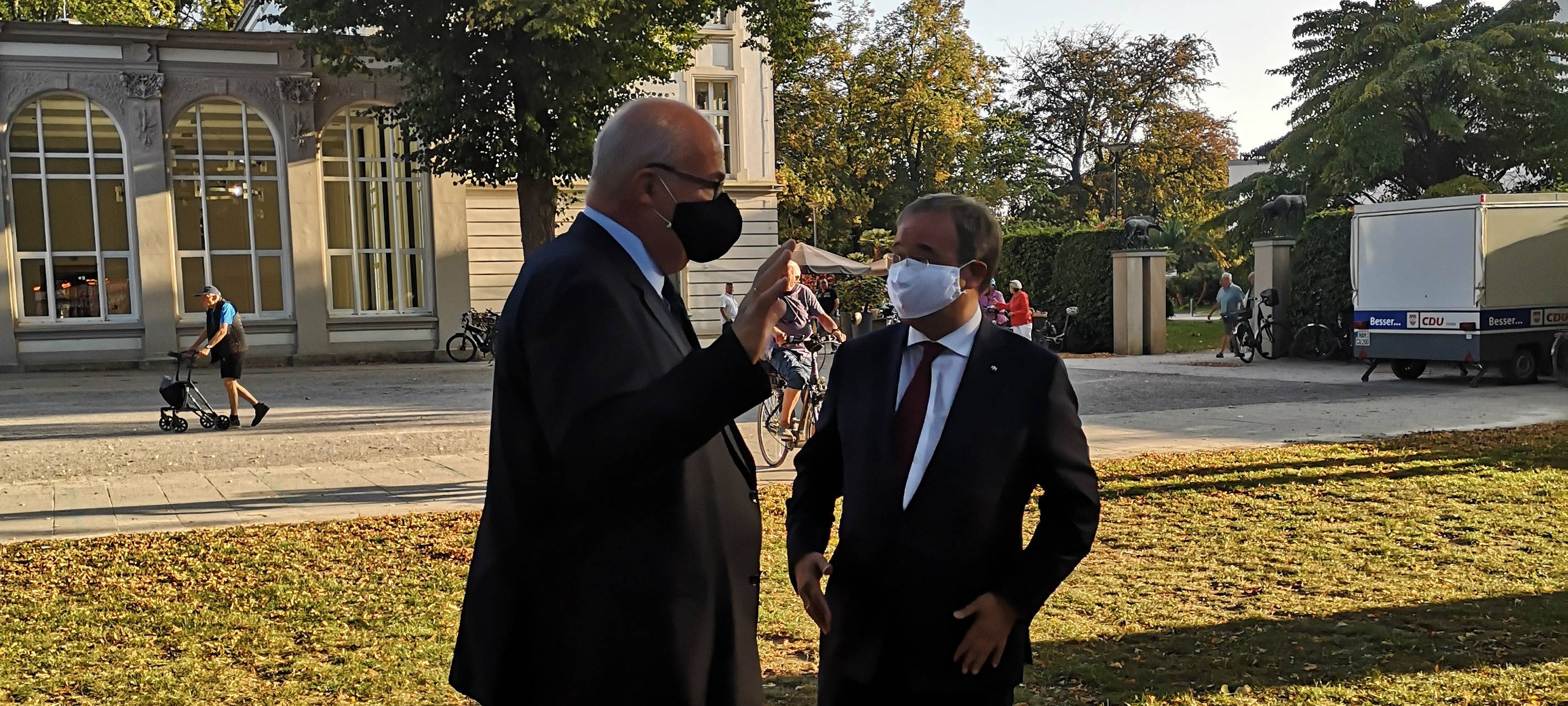 Ministerpräsident Laschet unterstützt OB Hunsteger-Petermann