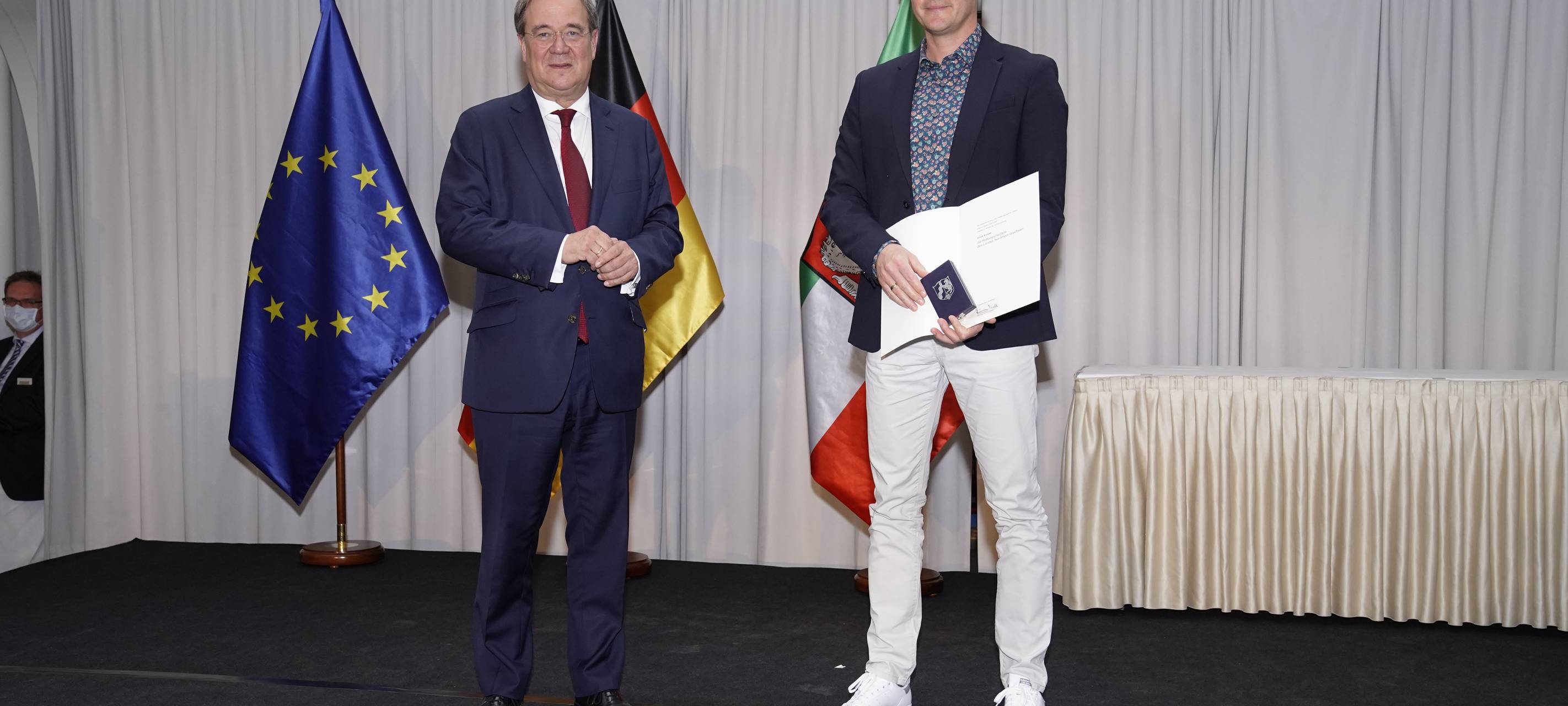 Rettungsmedaille für den Hammer Andre Krysiak